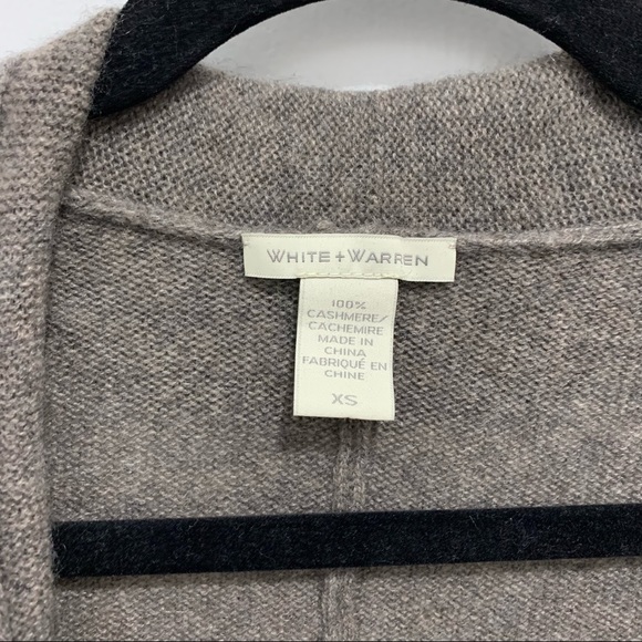White + Warren 100% Cashmere Cardigan - Picture 2 of 3